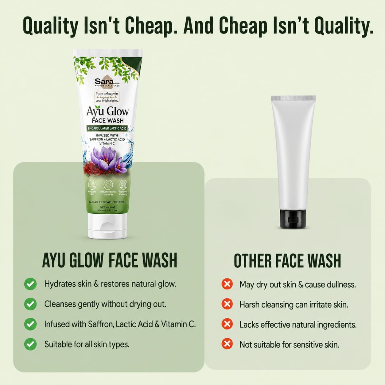 AYU GLOW FACEWASH - Image 5