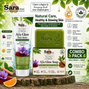AYU GLOW FACEWASH + SOAP [ COMBO ]